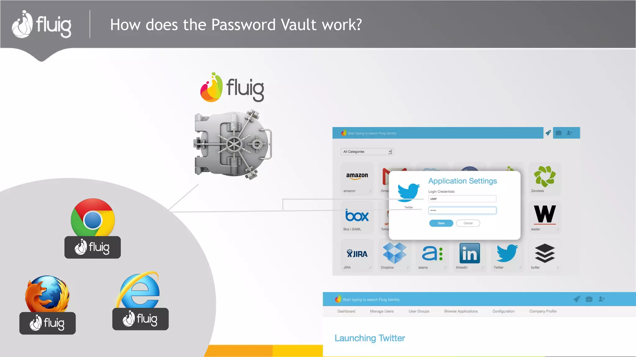 How does the Password Vault work?
 