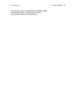 M. E. Guevara A. FLUJO A PRESIÓN 60
VAL-MATIC VALVE AND MANUFACTURING CORP.
905 RIVERSIDE DR. • ELMHURST, IL. 60126
TEL. 630/941-7600 • FAX. 630/941-8042
 