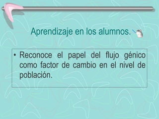 Flujo Génico | PPT