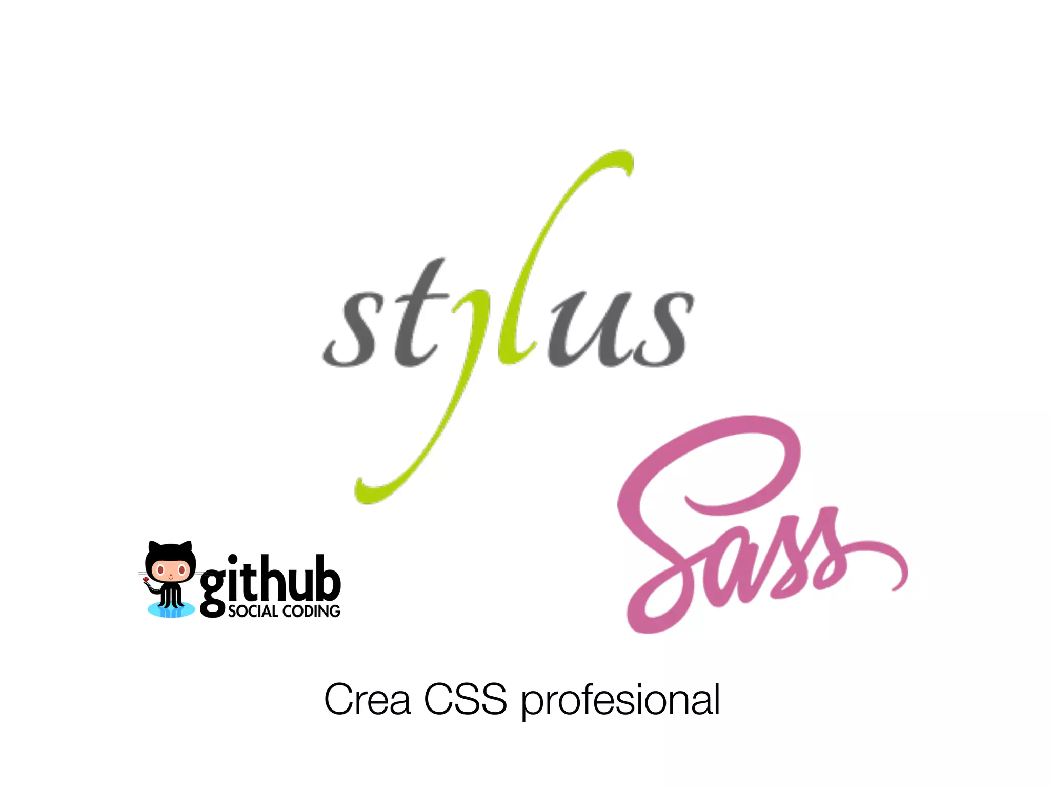 Crea CSS profesional 
 