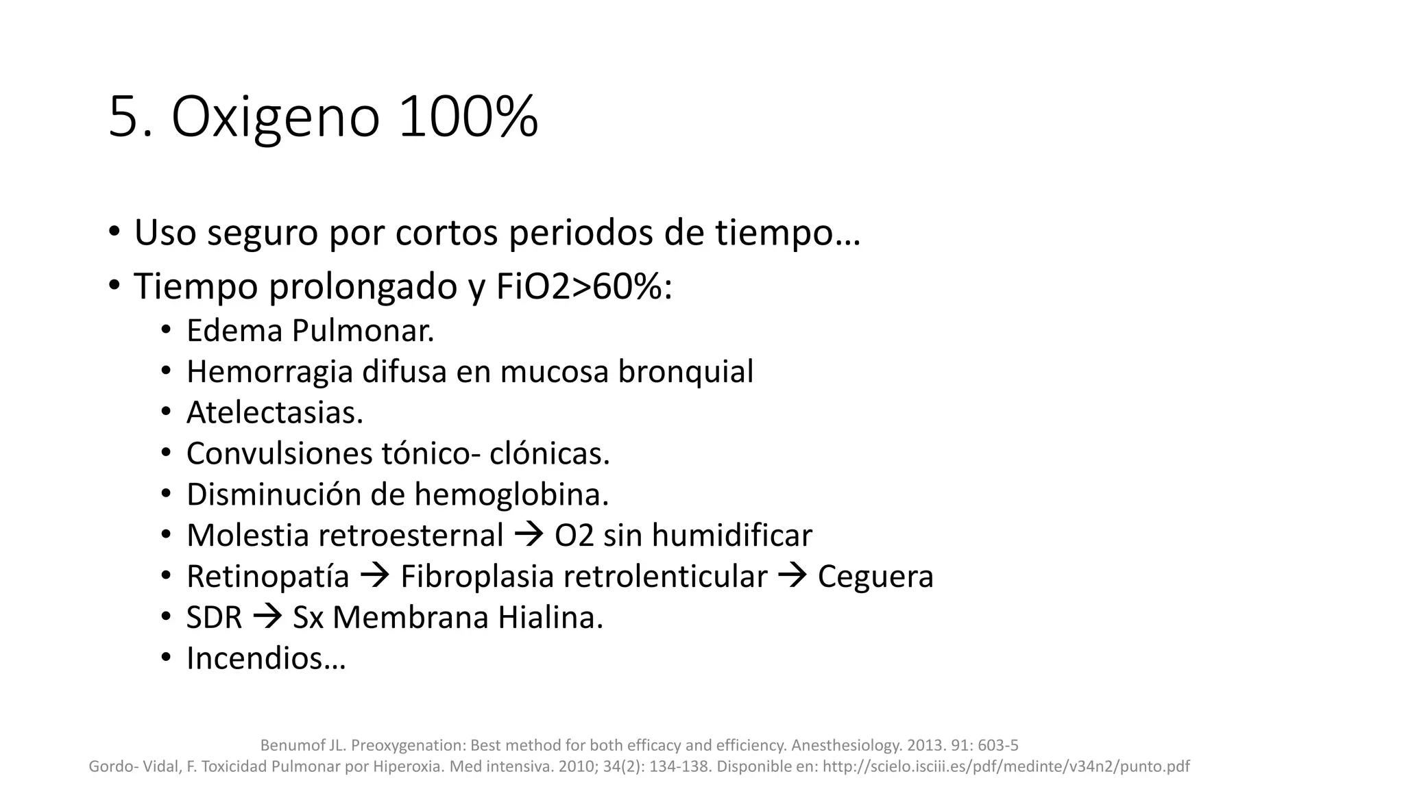 FLUJOS EN ANESTESIA Y OXIGENO | PPTX