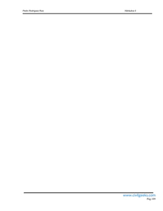 Pedro Rodríguez Ruiz Hidráulica II
www.civilgeeks.com
Pág.109
 