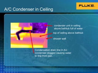 MoistureThermography helped plumbers find water leak in church heating system