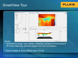 SummaryThermal ImagingReduces time needed to locate problem areasPowerful tool to illustrate impact of air infiltration and missing insulationProvides documentation of problems both before and after corrective action