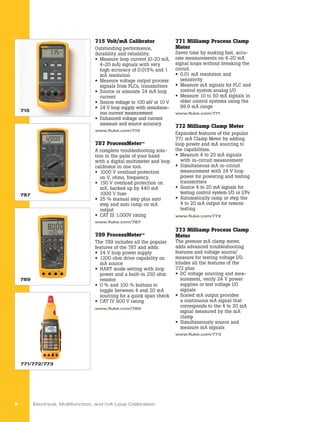 New Process Calibration Tools Catalog by Fluke Calibration | PDF