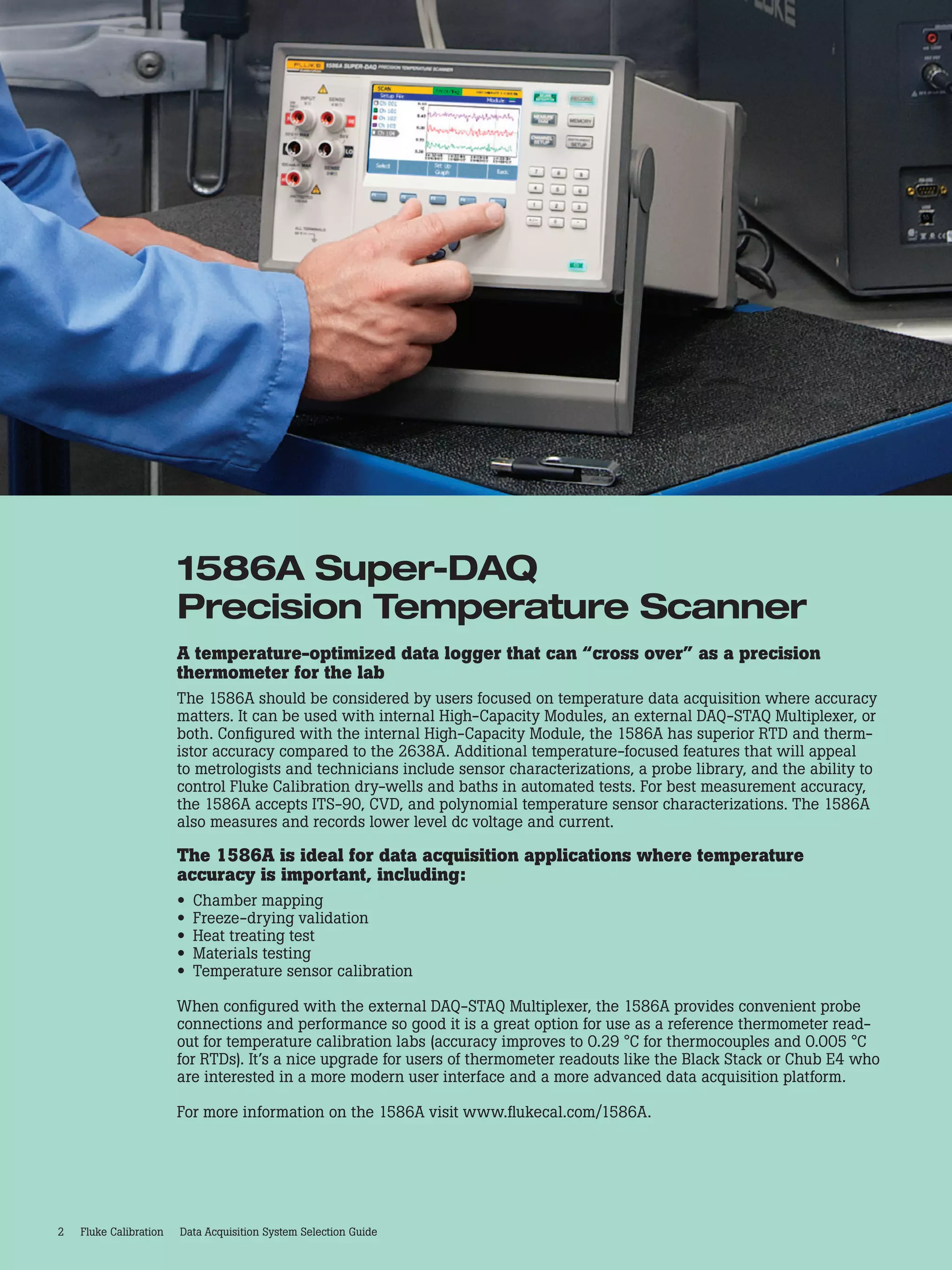 Fluke Data Acquisition System Selection Guide. Hubungi PT. Siwali ...