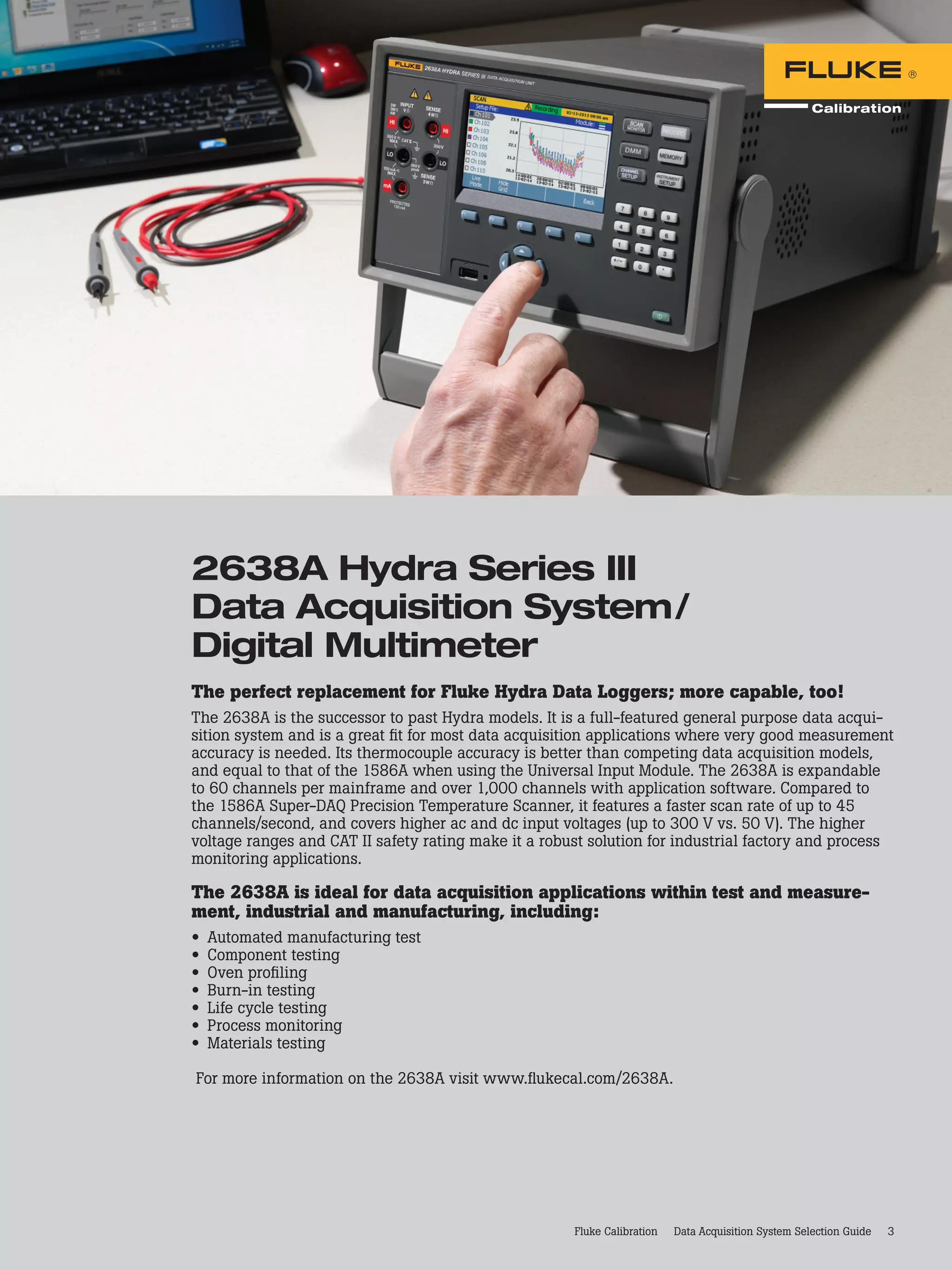 Fluke Data Acquisition System Selection Guide. Hubungi PT. Siwali ...