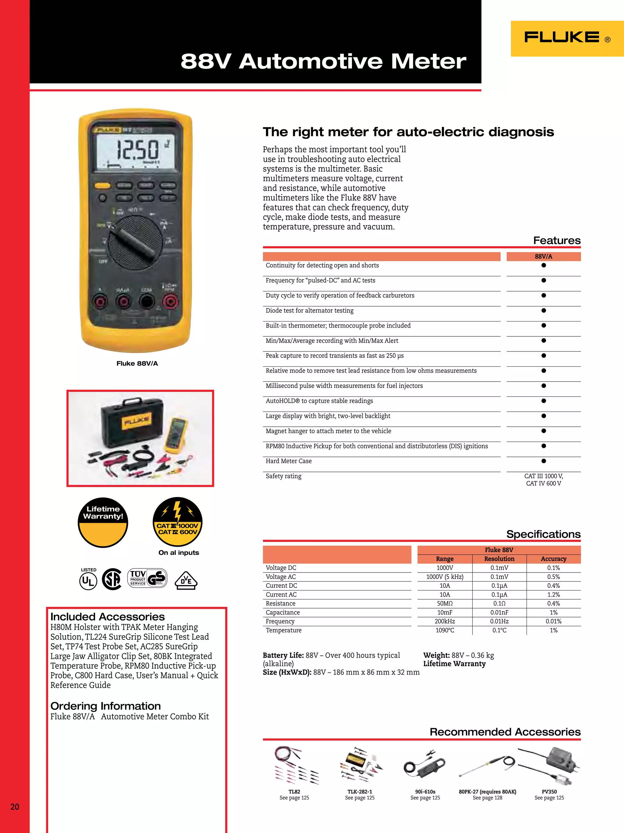 Fluke Electrical Measurement Testing Tools Catalog 2012 2013 in