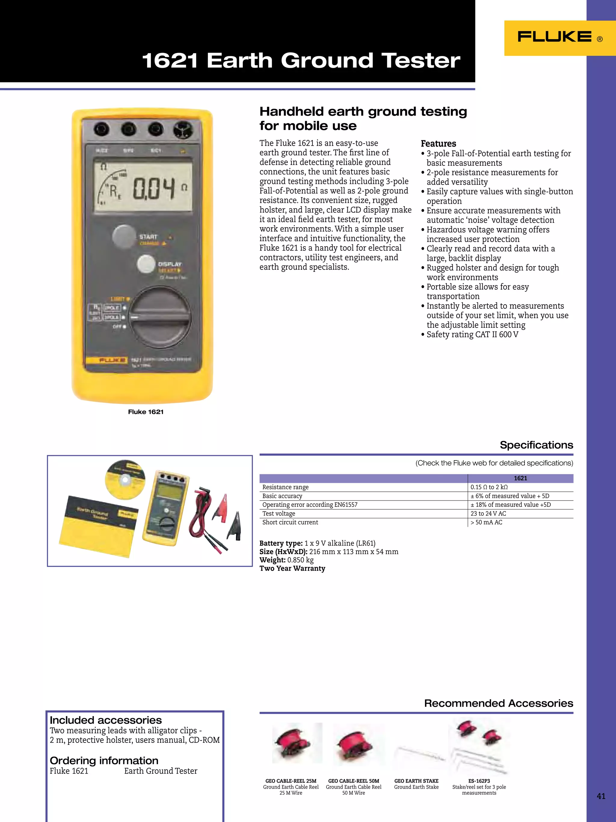 Fluke Electrical Measurement Testing Tools Catalog 2012 2013 in
