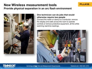 New Wireless measurement tools
Provide physical separation in an arc flash environment
One technician can do jobs that wou...