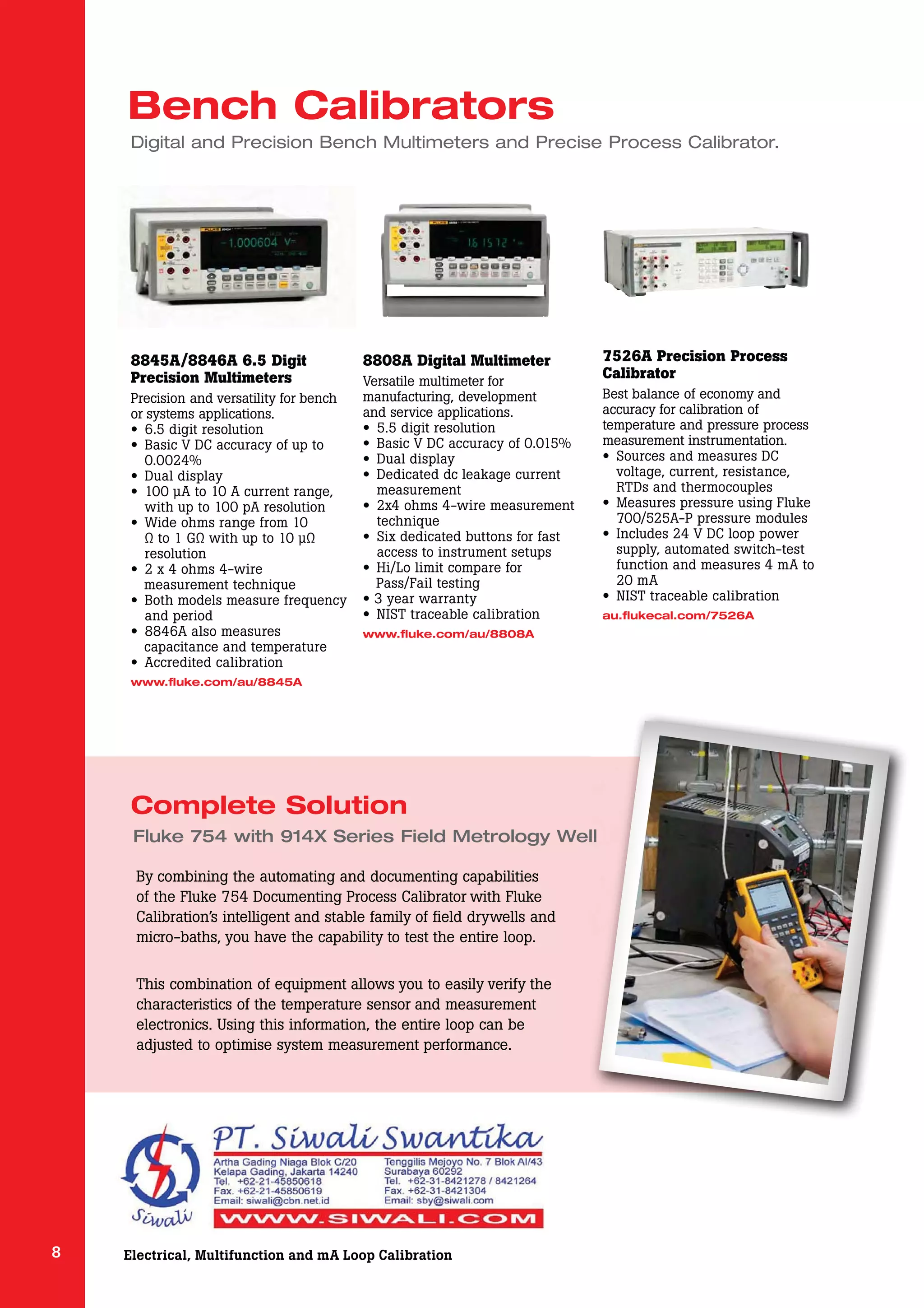 Fluke Process Calibration Tools Catalog PDF Technology & Computing