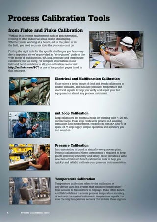 Fluke Process Calibration Tools Catalog | PDF