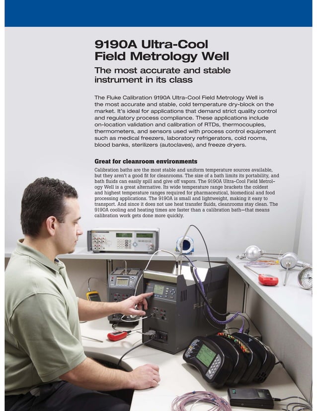 Datasheet Fluke 9190A. Hubungi PT. Siwali Swantika 021-45850618 | PDF