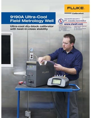 9190A Ultra-Cool
Field Metrology Well
Ultra-cool dry-block calibrator
with best-in-class stability
 
