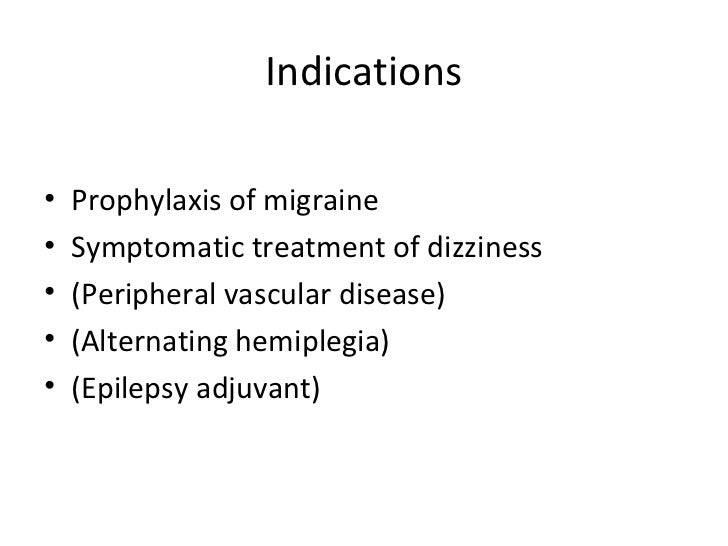 Flunarizine for migraine prophylaxis