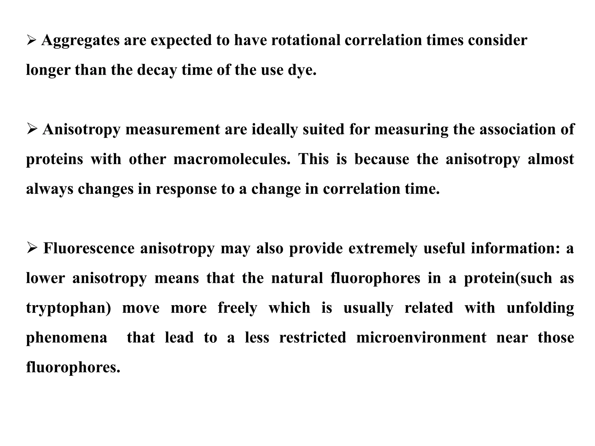 Fluorescence anisotropy