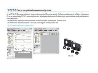 Fluorescence anisotropy