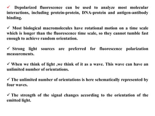 Fluorescence anisotropy