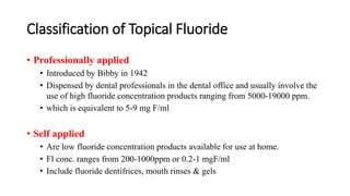 Fluoride and its modalities | PPTX