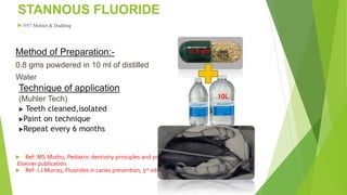Fluoride presentation