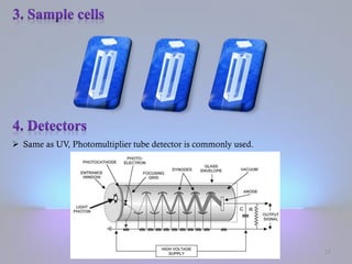 Same as UV, Photomultiplier tube detector is commonly used.
17
 