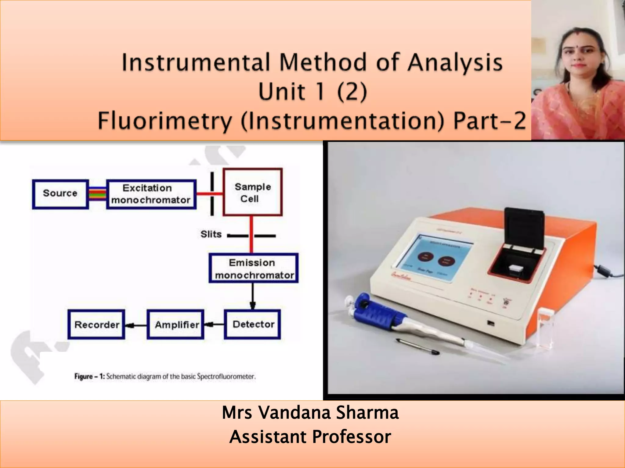 Fluorimetry part 2, Instrumentation, single beam and double beam, light