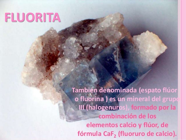 Mineral Formado Por Calcio Y Flúor