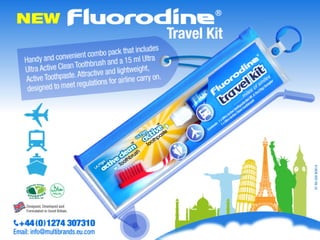 Fluorodine travel kit - Multibrands International Ltd