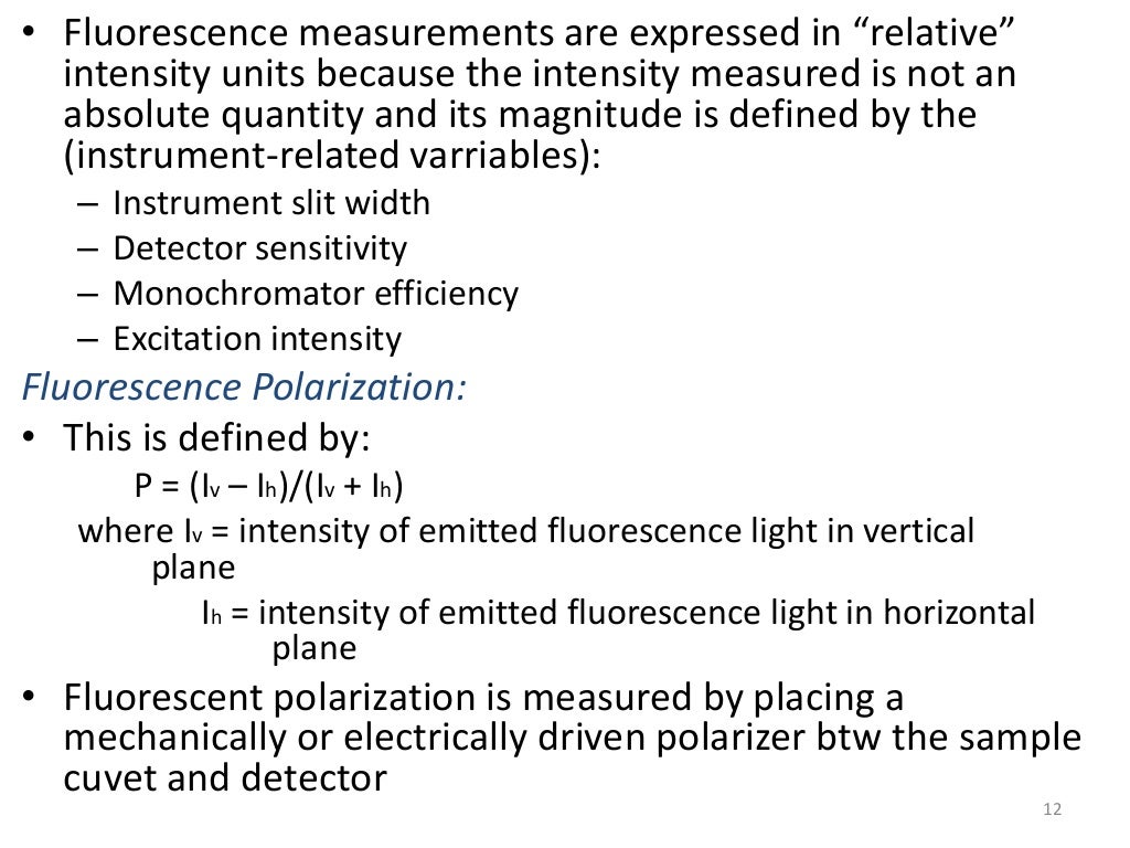 Fluorometry