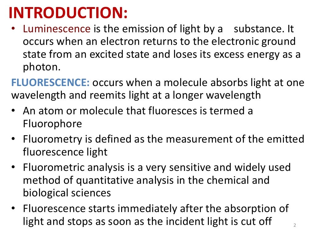 Fluorometry