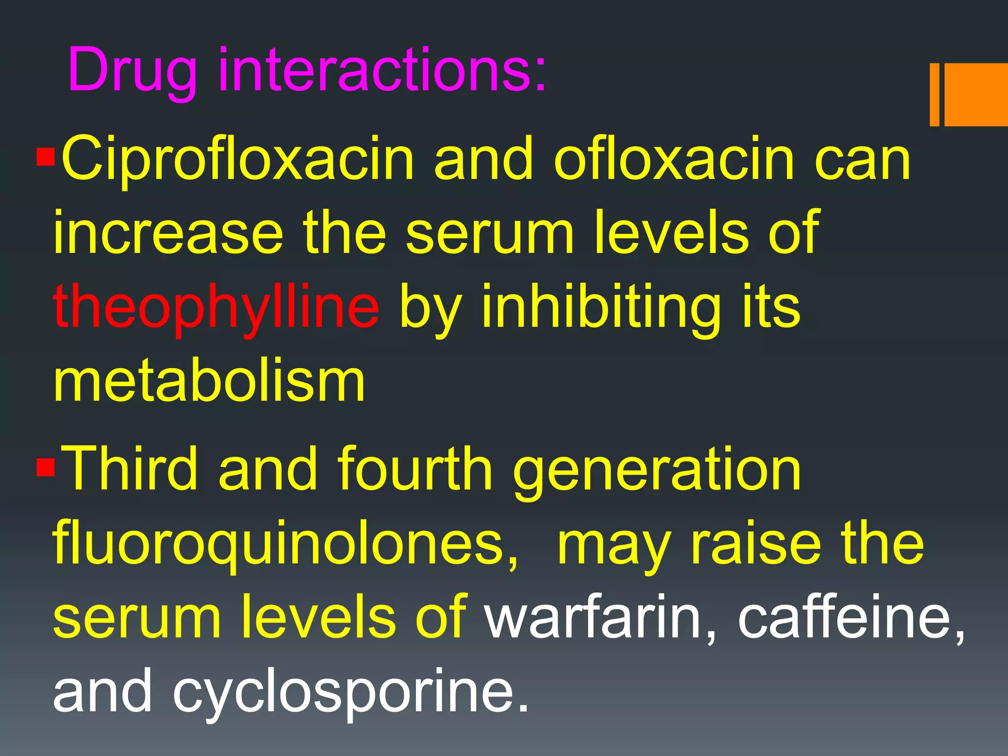 Fluoroquinolones | PDF