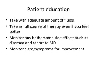 Fluoroquinolones 12 mins | PPT