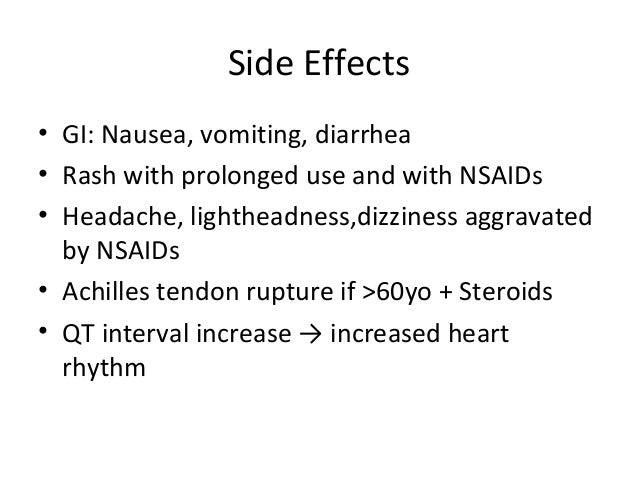 taking nsaids with levaquin