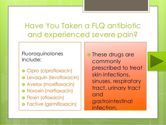 Ciprofloxacin Neuropathy