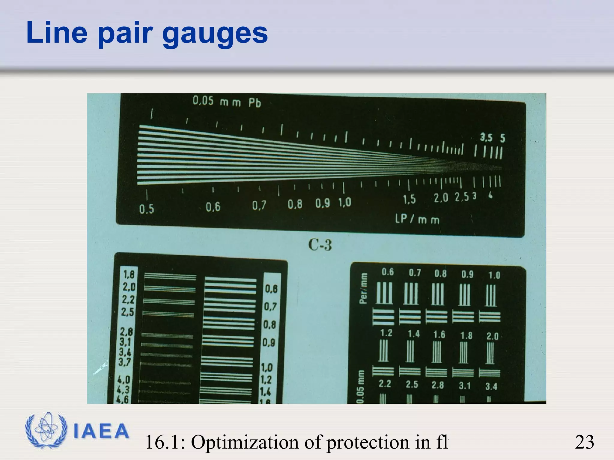 Line pair gauges 