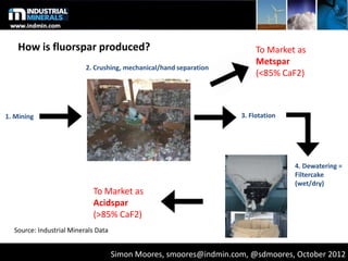 Acidspar Flotation Fluorspar 101, September 2012, Simon Moores, Industrial Minerals Data ...