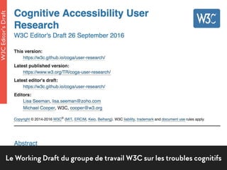 Le Web & les troubles cognitifs : immersion dans des handicaps invisibles_WUD Paris 2017_Damien Senger