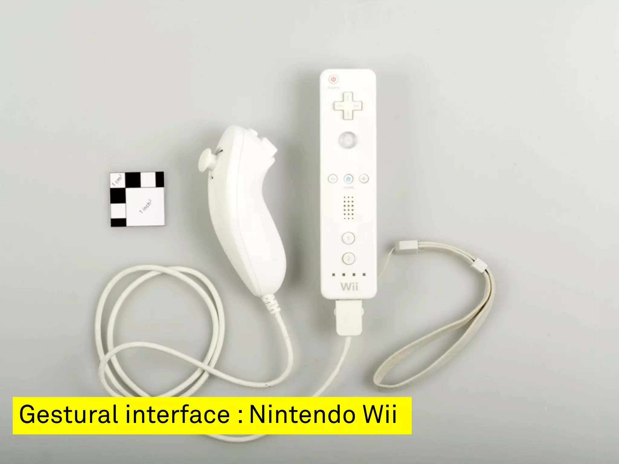 Gestural interface : Nintendo Wii
 