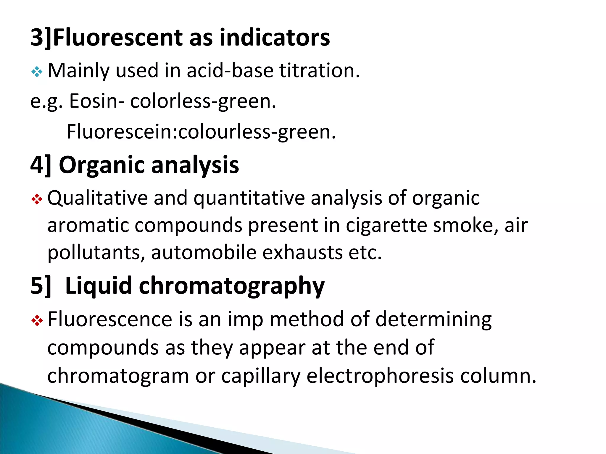 Fluorimetry | PPTX | Chemistry | Science