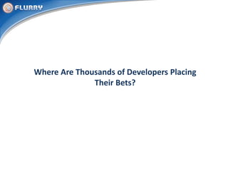 Where Are Thousands of Developers Placing Their Bets?<br />