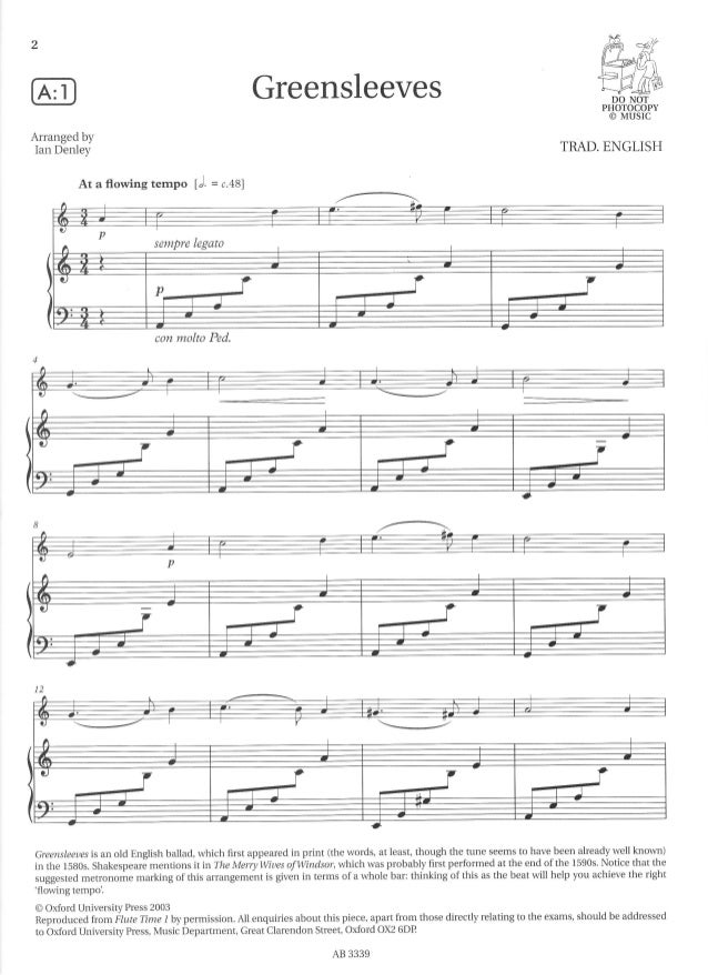Flute exam pieces grade 1