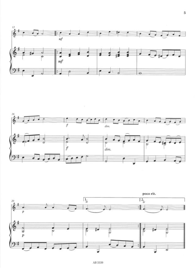 Flute exam pieces grade 1