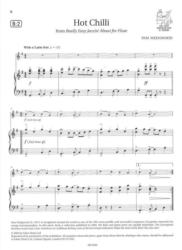 Flute exam pieces grade 1