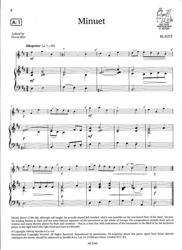 Flute exam pieces grade 2