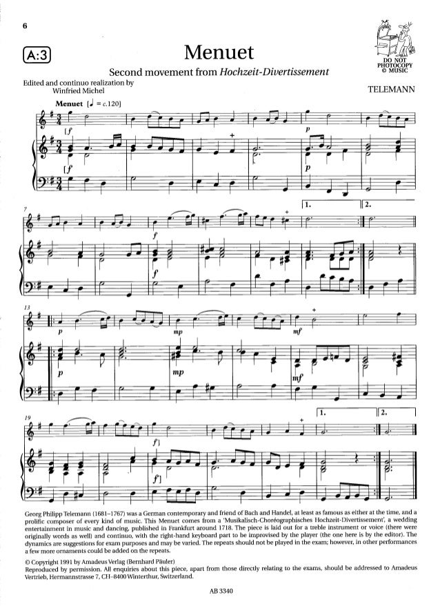 Flute exam pieces grade 2