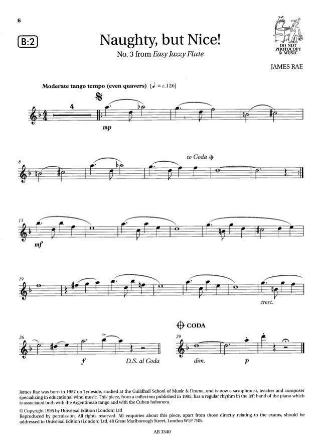 Flute exam pieces grade 2