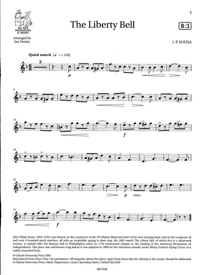 Flute exam pieces grade 2