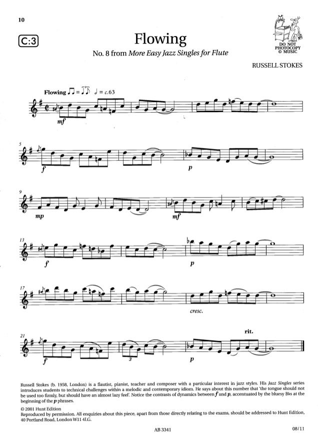 Flute exam pieces grade 3