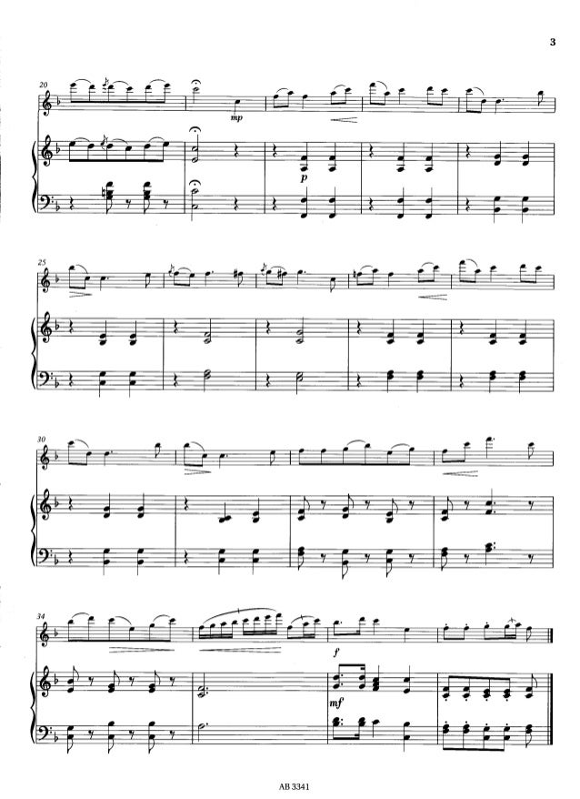 Flute exam pieces grade 3