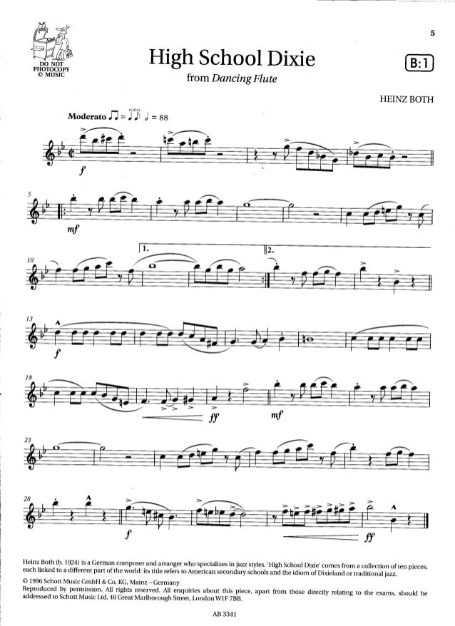 Flute exam pieces grade 3
